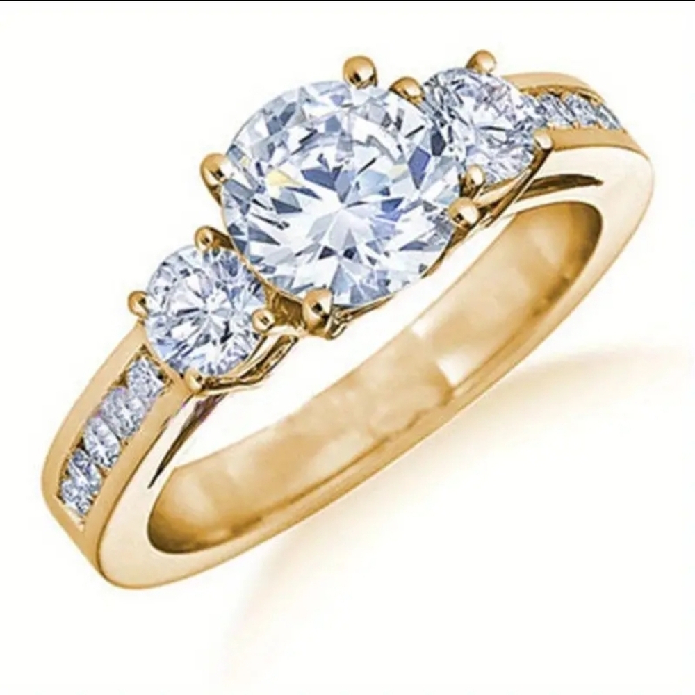 Elegant Gold and Silver Ring